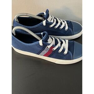Tommy Hilfiger Women's Blue Mesh Low Top Sneakers Lace Up Casual Shoes Size 10